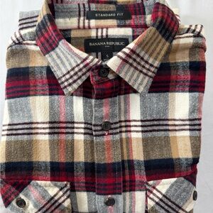 Banana Republic Men's Multicolor Plaid Shirt